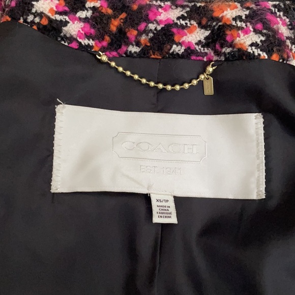 Unique one-of-a-kind coach wool and mohair coat🥰 - Picture 6 of 7